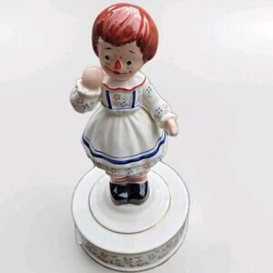 Vintage Vintage 1971 Schmid The Bobbs-Merrill Raggedy Ann Music Box